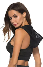 Incognito Hood Sports Bra - Fashionfitz
