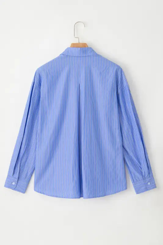 Indigo streak relax shirt - shirts