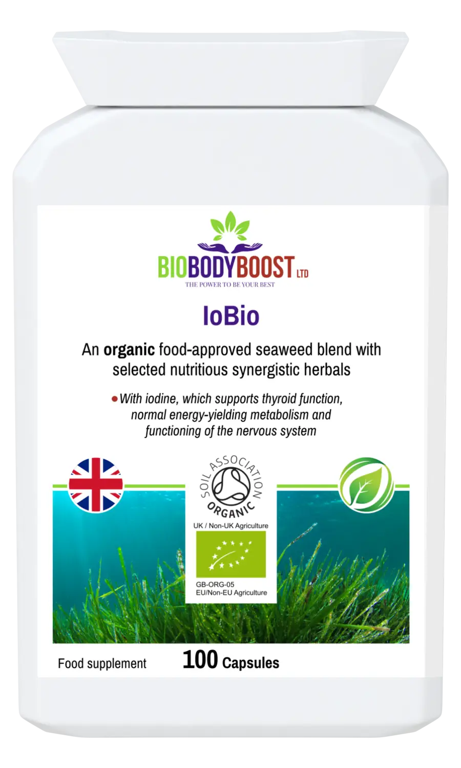 Iobio organic seaweed herbal combination - vitamins &
