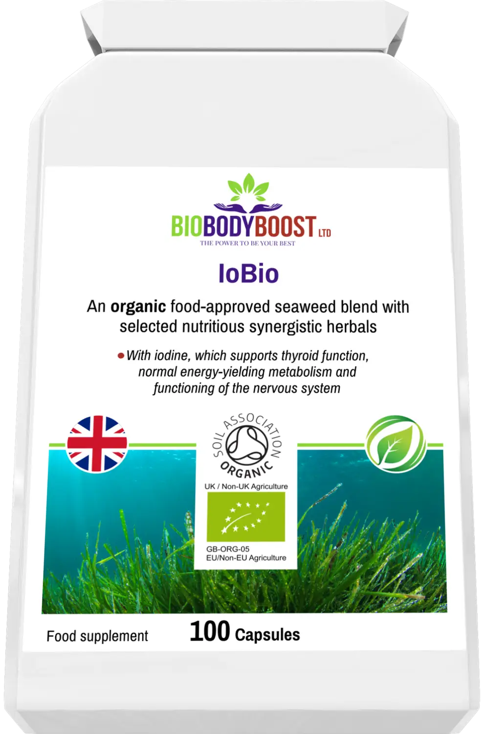 Iobio organic seaweed herbal combination - vitamins & supplements