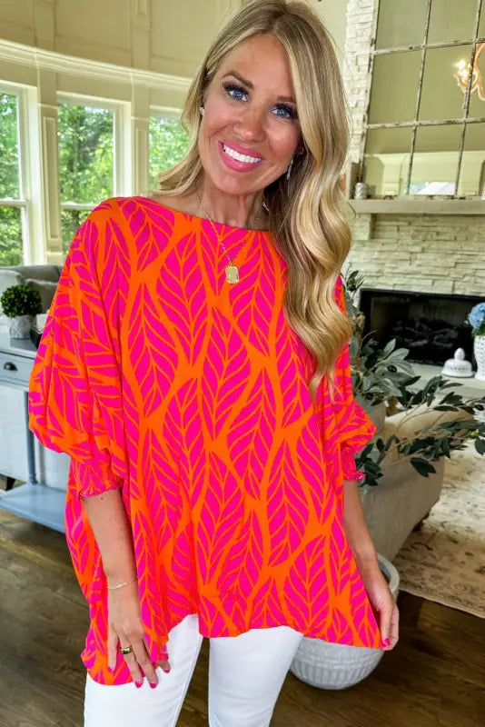 Island breeze puff sleeve blouse | women’s tops | fashionfitz