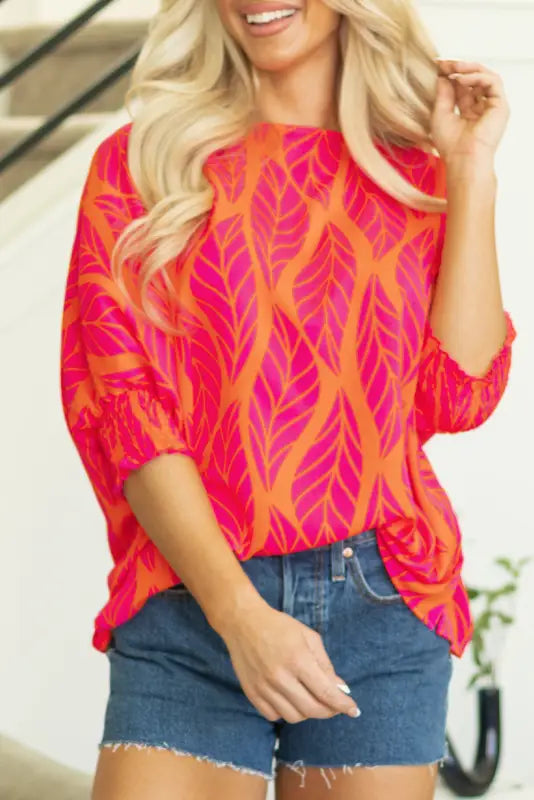 Island breeze puff sleeve blouse | women’s tops | fashionfitz