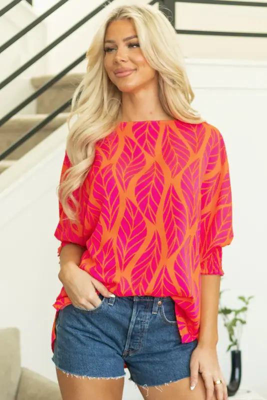 Island breeze puff sleeve blouse | women’s tops | fashionfitz