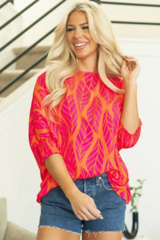 Island breeze puff sleeve blouse | women’s tops | fashionfitz