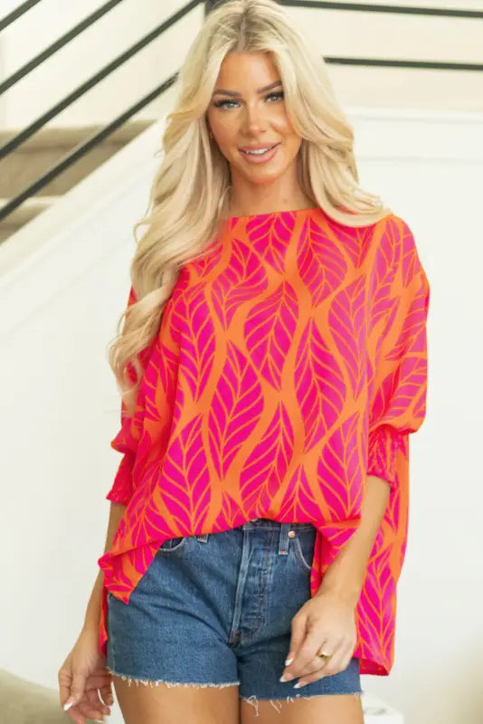 Island breeze puff sleeve blouse | women’s tops | fashionfitz