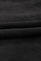 Black Asymmetric Zipper Belted Hem Jacket - Fashionfitz