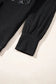 Black Sequin Patch Chest Pocket Corded Shacket - Fashionfitz