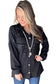 Black Sequin Patch Chest Pocket Corded Shacket - Fashionfitz