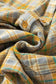 Ginger Plaid Embroidery Patch Button-Down Shacket - Fashionfitz