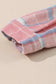 Pink Plaid Flap Pocket Flannel Shacket - Fashionfitz