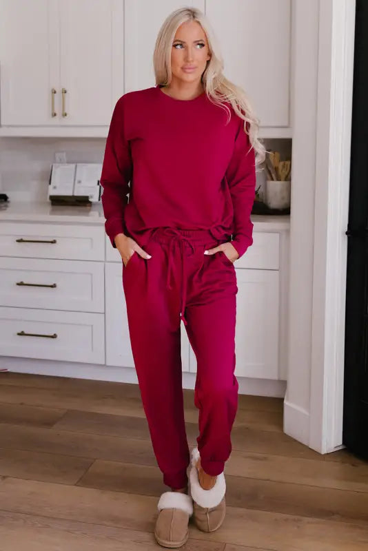 Jogger pants lounge set - loungewear