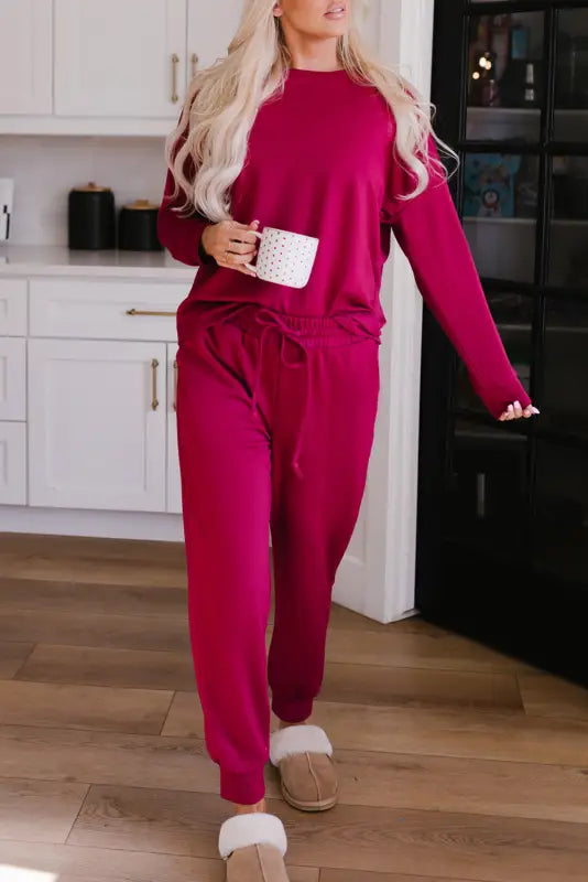 Jogger pants lounge set - loungewear