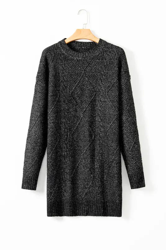 Jumper dress - cable knit loose fit