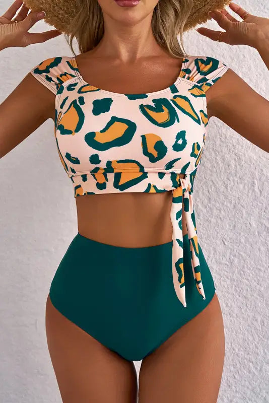 Jungle chic bikini - high waist