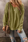 Jungle green textured seamed drop sleeve sweatshirt - sweatshirts & hoodies