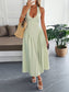 maxi dresses French Elegant Halter Maxi Dress