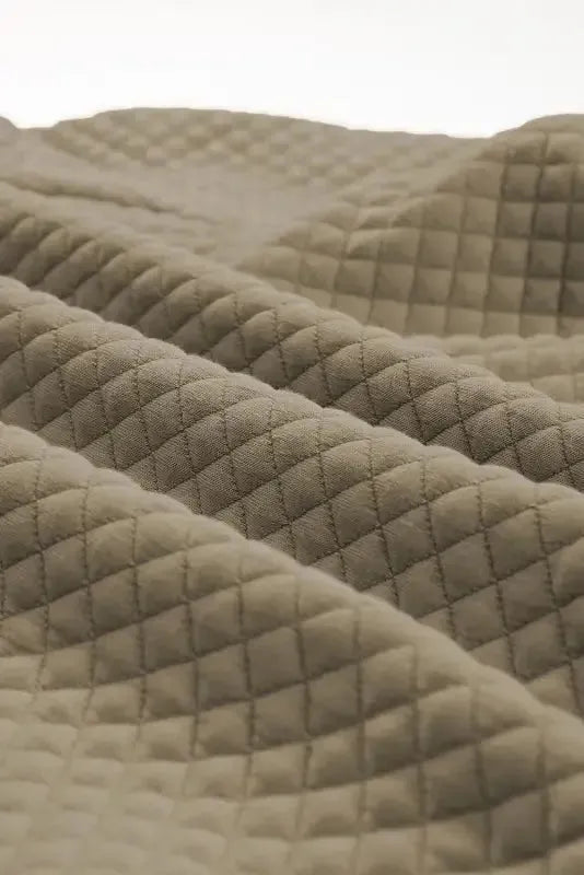 Kangaroo Pocket Quilted Hooded Dress - Fashionfitz