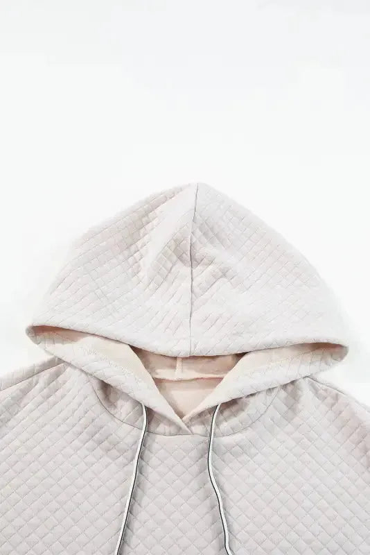 Kangaroo Pocket Quilted Hooded Dress - Fashionfitz