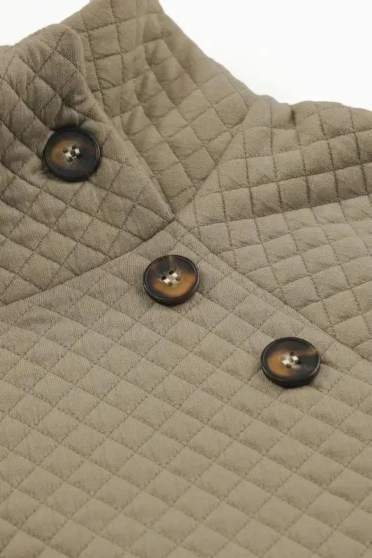 Kangaroo Pocket Quilted Hooded Dress - Fashionfitz