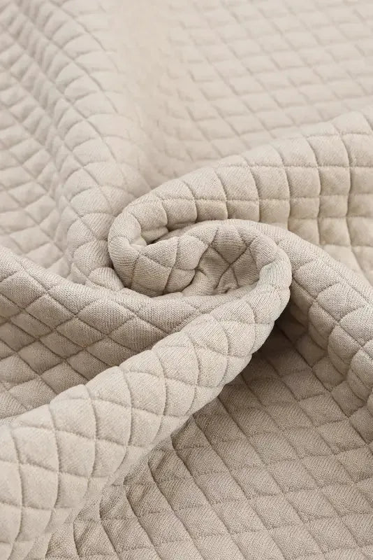 Kangaroo Pocket Quilted Hooded Dress - Fashionfitz