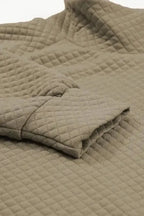 Kangaroo Pocket Quilted Hooded Dress - Fashionfitz