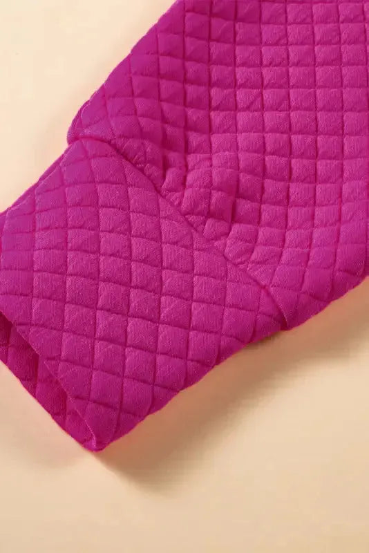 Kangaroo Pocket Quilted Hooded Dress - Fashionfitz