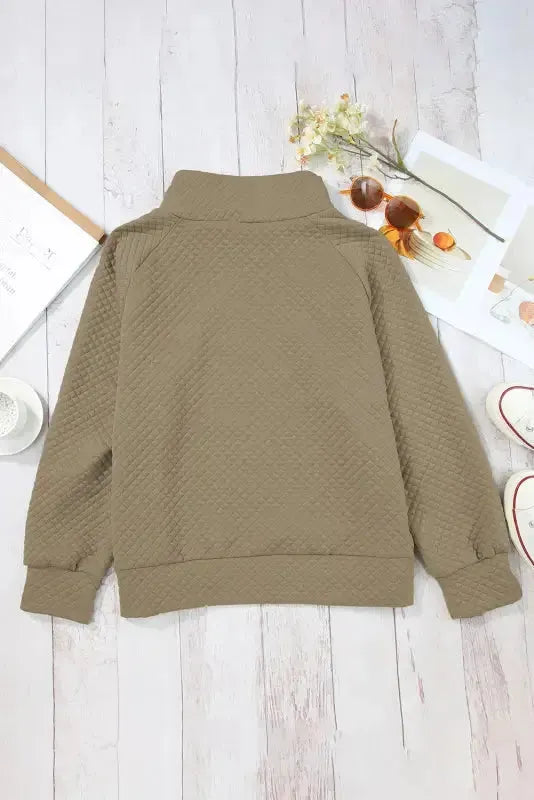 Kangaroo Pocket Quilted Hooded Dress - Fashionfitz