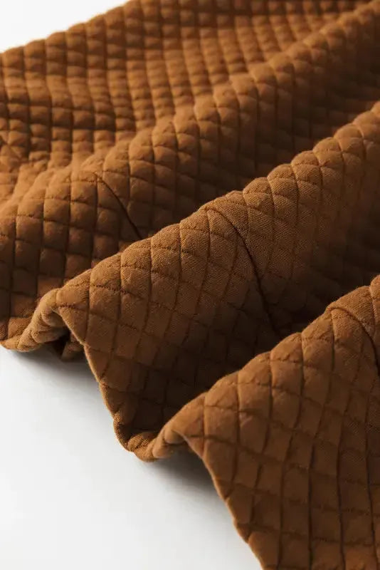 Kangaroo Pocket Quilted Hooded Dress - Fashionfitz