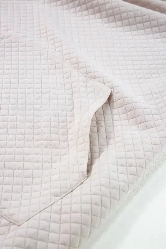 Kangaroo Pocket Quilted Hooded Dress - Fashionfitz