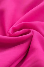 Keyhole-Back Pleated Ruffle Trim Blouse - Fashionfitz