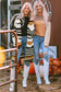 Khaki Corded 2pcs Colorblock Pullover and Pants Outfit - Fashionfitz