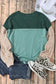 Khaki Corded 2pcs Colorblock Pullover and Pants Outfit - Fashionfitz