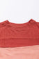 Khaki Corded 2pcs Colorblock Pullover and Pants Outfit - Fashionfitz