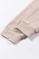 Khaki Corded 2pcs Colorblock Pullover and Pants Outfit - Fashionfitz