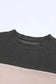 Khaki Corded 2pcs Colorblock Pullover and Pants Outfit - Fashionfitz