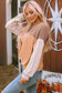 Khaki Corded 2pcs Colorblock Pullover and Pants Outfit - Fashionfitz