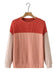 Khaki Corded 2pcs Colorblock Pullover and Pants Outfit - Fashionfitz
