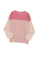 Khaki Corded 2pcs Colorblock Pullover and Pants Outfit - Fashionfitz