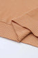 Khaki Corded 2pcs Colorblock Pullover and Pants Outfit - Fashionfitz
