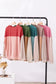 Khaki Corded 2pcs Colorblock Pullover and Pants Outfit - Fashionfitz