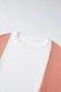 Khaki Corded 2pcs Colorblock Pullover and Pants Outfit - Fashionfitz