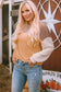 Khaki Corded 2pcs Colorblock Pullover and Pants Outfit - Fashionfitz