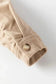Khaki Corduroy Colorblock Button up Loose Shacket - Fashionfitz