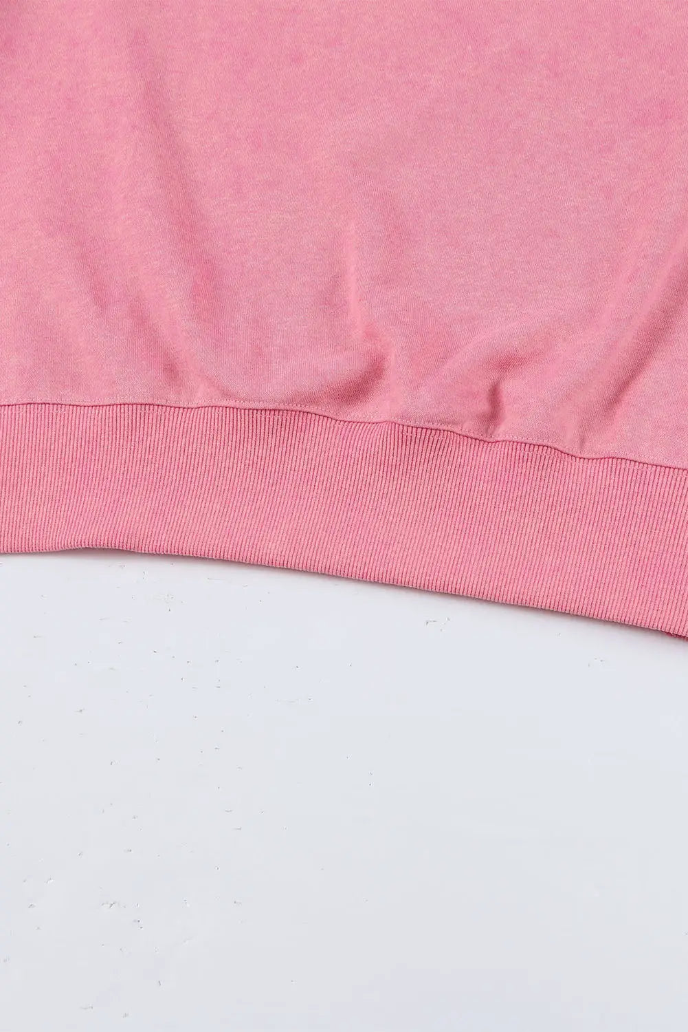Khaki drop shoulder ribbed trim oversized sweatshirt - tops