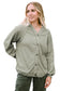 Khaki exposed seam buttons front waffle knit cardigan - sweaters & cardigans