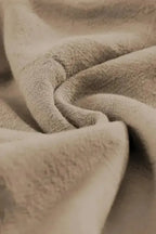 Khaki High Waist Pocketed Ruffle Shorts - Fashionfitz