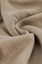 Khaki High Waist Pocketed Ruffle Shorts - Fashionfitz