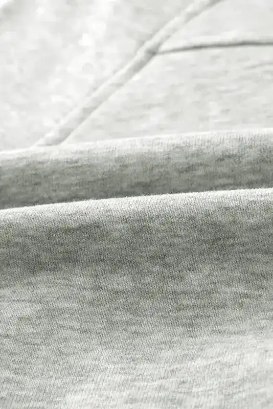 Khaki Printed Plaid Sleeve Patchwork Collared Textured Sweatshirt - Fashionfitz