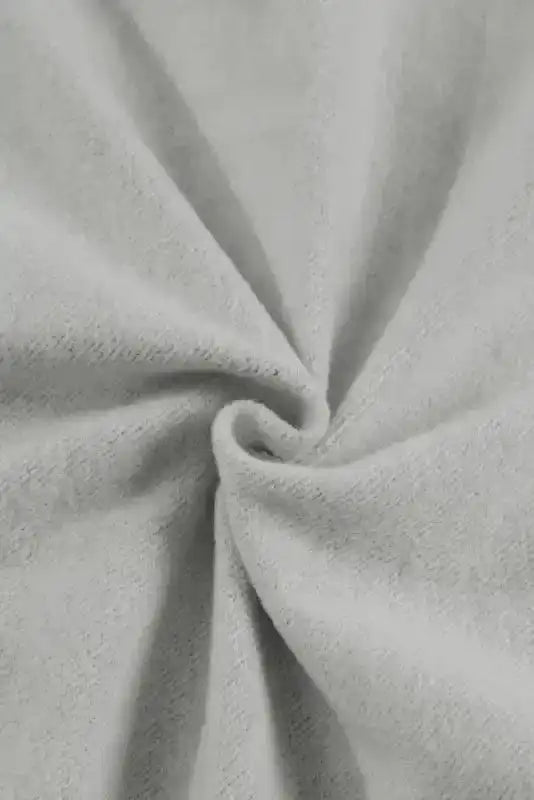 Khaki Printed Plaid Sleeve Patchwork Collared Textured Sweatshirt - Fashionfitz