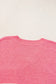 Summer women’s tops | knitted short sleeve top - strawberry pink